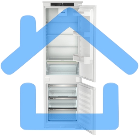 Встраиваемый холодильник Liebherr ICNSE 5103-22 001 двухкамерный 182/69л морозилка снизу-5