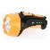 Фонарь LED 3807 (аккум 220В черный/жел. 7 LED; 2 режима SLA пласт. короб) Ultraflash 9216