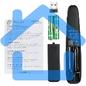 Презентер Oklick 695P черный, радиоканал, USB, кнопки - 6