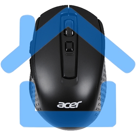 Мышь беспроводная Acer OMR060 черный, 1600 dpi, радиоканал, USB, кнопки - 6-4