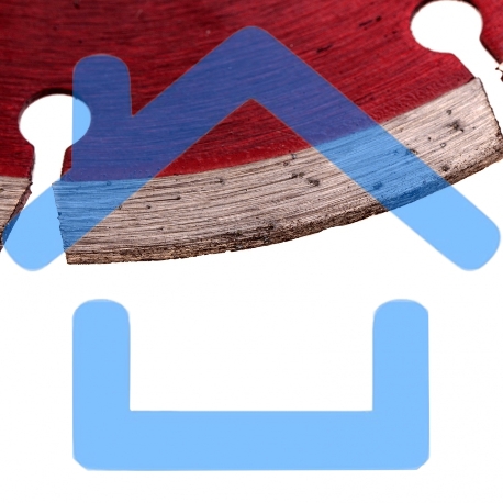 Диск Matrix алмазный отрезной сегментный, 180x22,2 мм, сухая резка Professional-5