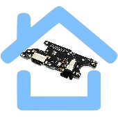 Нижняя плата с разъемом зарядки и микрофоном для Xiaomi Redmi Note 9T