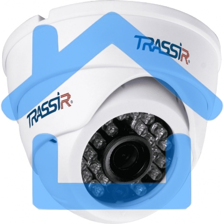 Видеокамера IP Trassir TR-D8121IR2W 2.8-2.8мм цветная
