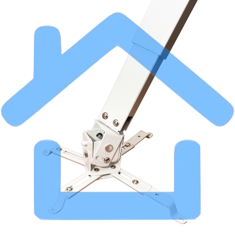 Крепление для проектора, с квадратной штангой 65см, цв. черный