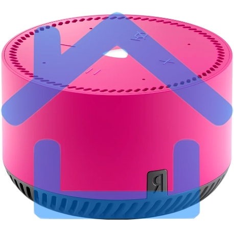 Умная колонка Яндекс Станция Лайт, 5Вт, с голосовым ассистентом Алиса, фламинго/розовый (YNDX-00025N)-14