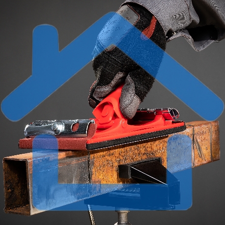 Брусок для шлифования Matrix 105 х 210 мм с шарнирным переходником под телескопическую ручку