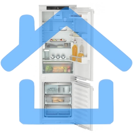 Встраиваемый холодильник Liebherr EIGER ICNd 5133-22 001 белый двухкамерный 190/83л морозилка снизу-3