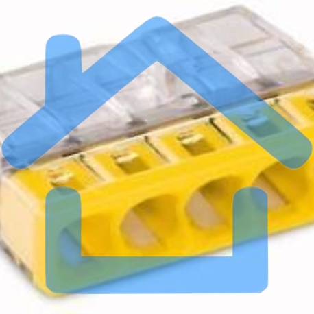 Клемма 5х(0.5-2.5мм) 5-х проводн. для распред. короб. (без п) WAGO 2273-205-1