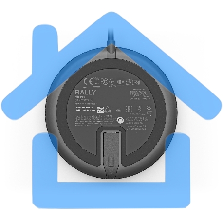 Микрофон Logitech Microphone for Rally Ultra-HD ConferenceCamMic Pod черный-10