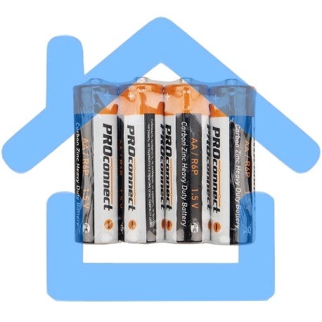 Солевая батарейка АА (R6P) PROconnect-1