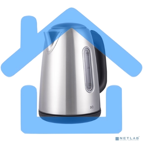 Чайник BQ KT1822SW черный/стальной, мощность 2200Вт, Максимальный объем 1.7л-7