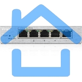 Коммутатор ZYXEL GS1200-5 Smart 5-port GbE Web Managed Switch, VLAN, IGMP, QoS, Link Aggregation