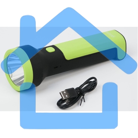 Фонарь ручной модель Gauss GFL203 3W 150lm Li-ion 1200mAh LED 1/10/80