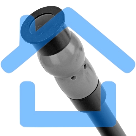 Насос фонтанный FNP90-39, 92 Вт, подъем 3,9 м, 3200 л/ч, колокольчик/каскад/гейзер Denzel-9