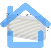 Фильтр HEPA для пылесоса Ariete Ariete Briciola 2711 2712 2713 2717