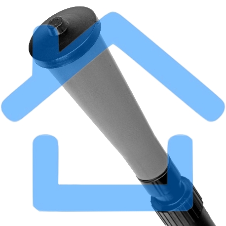 Насос фонтанный FNP90-39, 92 Вт, подъем 3,9 м, 3200 л/ч, колокольчик/каскад/гейзер Denzel-5