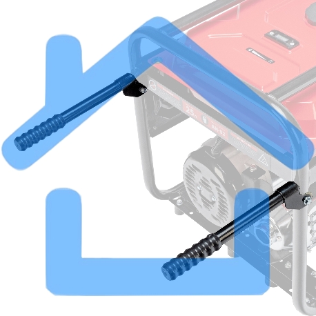 Транспортировочный комплект (колеса и ручки) для генераторов RS MTX-3