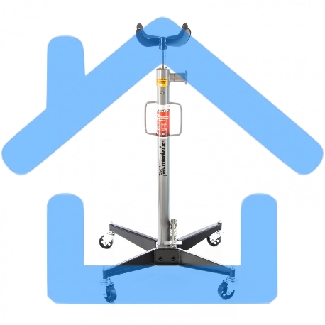 Стойка трансмиссионная Matrix гидравлическая, 0,5 т, h подъема 1100–1900 мм-2