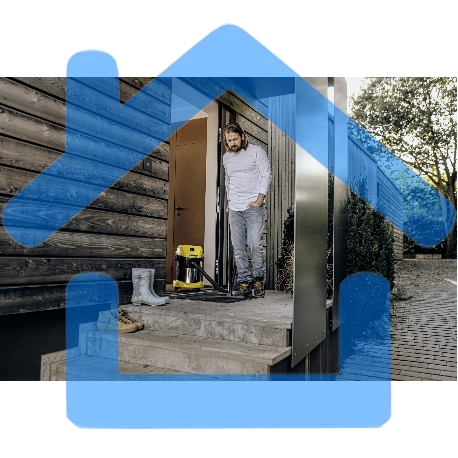 Строительный пылесос Karcher WD 3 S V-17/4/20 желтый, 1000 Вт, уборка сухая/сбор воды, пылесборник мешок/контейнер, 17 л-7