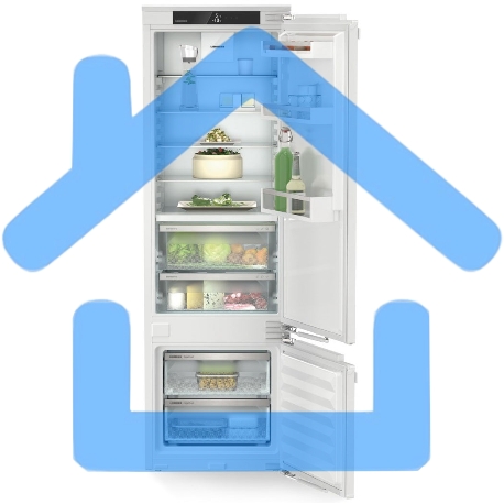 Встраиваемый холодильник Liebherr EIGER ICBc 5122-22 001 белый двухкамерный 219/56л морозилка снизу-2