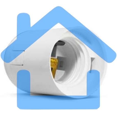 Патрон электрич. E27 подвесной термопластик 4А 250В с этикеткой UNIVersal 5560710