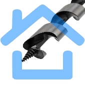 Сверло винтовое по дереву 18х230 мм (шестигранный хвостовик) Kranz