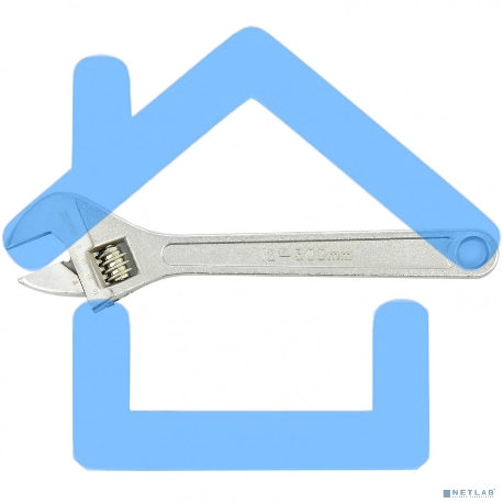 Ключ разводной, 300 мм, хромированный Sparta-6