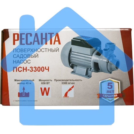 Поверхностный насос ПСН-3300Ч Ресанта-1