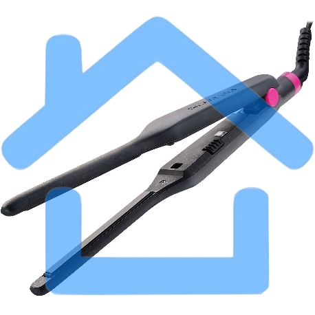 Щипцы для волос Galaxy Line GL 4522, черный, 30 Вт, керамическое покрытие рабочей поверхности, размер пластин 100х9 мм, нагревательный элемент с защитой от перегрева, температура 180°С, индикатор работы, петля для подвешивания, длина шнура 1,7