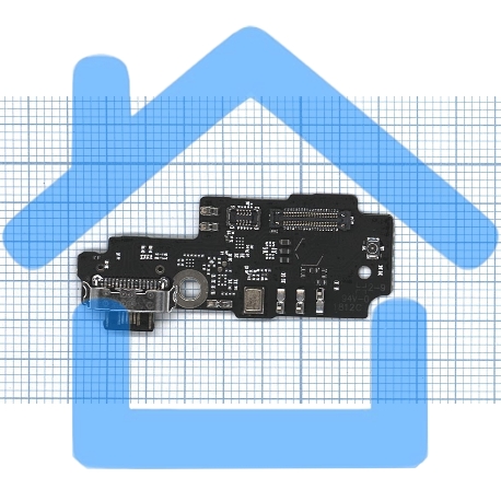 Плата разъема питания с микрофоном для Xiaomi Mi Mix 2-1