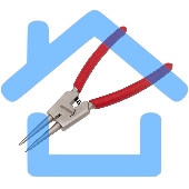 Щипцы для стопорных колец Rexant разжим 160 мм, обливные рукоятки