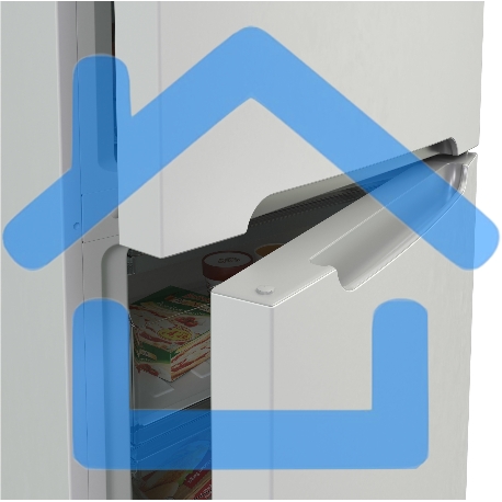 Холодильник Candy CCRN 6180W белый двухкамерный 227/106 л морозилка снизу, No Frost-16