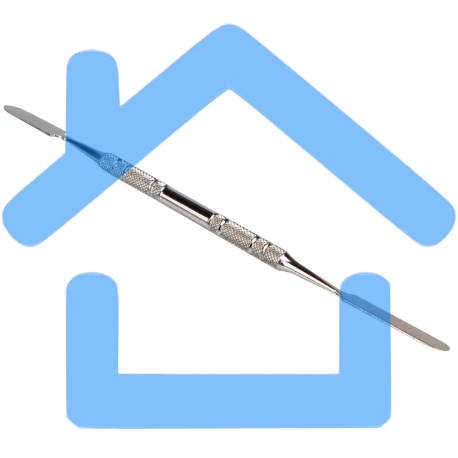 Лопатка двусторонняя для вскрытия телефонов и планшетов железная BEST-148 B