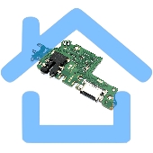 Нижняя плата с разъемом зарядки и микрофоном для Huawei Honor 30 Lite