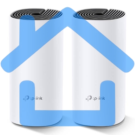 Роутер беспроводной TP-Link DECO M4 (DECO M4(2-PACK)) AC1200 10/100/1000BASE-TX (упак.:2шт)-1