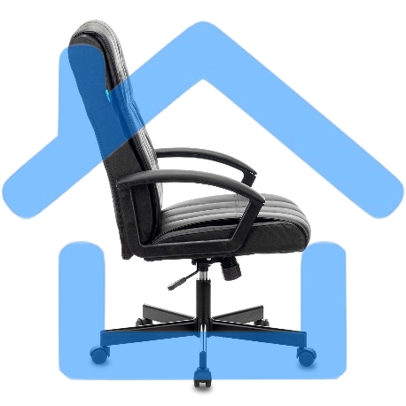 Кресло руководителя Бюрократ CH-823AXSN/BLACK черный искусственная кожа-6