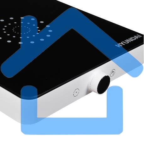 Электрическая плитка Hyundai HYC-0105 белый стеклокерамика (настольная)-4