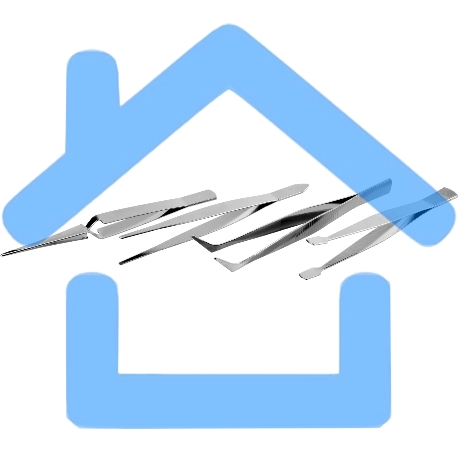 Набор ЗУБР 22215-H4: Пинцеты, нержавеющая сталь, прямой, заостренные губки, изогнутый, самозажимной прямой, плоские и широкие губки, 120мм-2