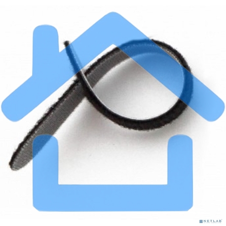 Хомут Hyperline WASN-180-BK-10 для кабеля, липучка с мягкой застежкой, 180x15 мм, черный (10 шт.)-2