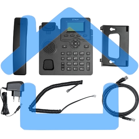 Телефон IP Флат Flat-Phone-C10 черный-4