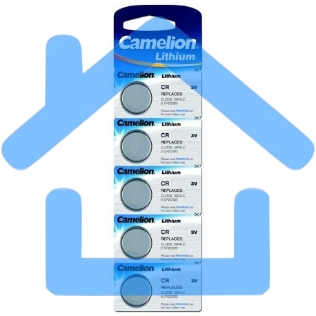 Элемент питания литиевый Camelion CR CR2025 BL-5 (блист.5шт)
