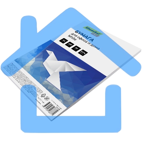 Бумага Silwerhof DAILY A4/80г/м2/100л./белый CIE94% общего назначения (офисная)