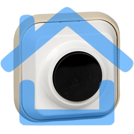 Выключатель кнопочный 250В 0.4А для электрозвонков DIY SchE A1-04-011-I