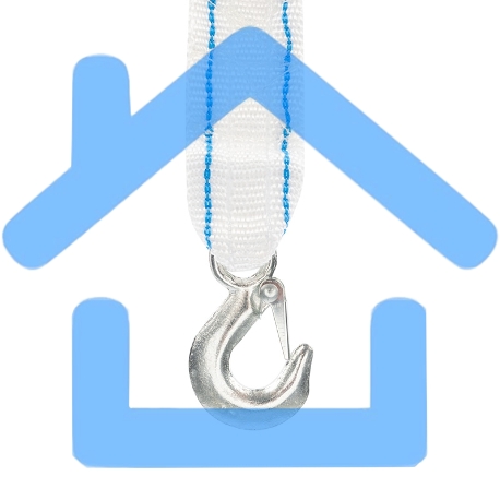 Трос буксировочный Rexant 10 т, 5 м, с двумя крюками, в чехле-3