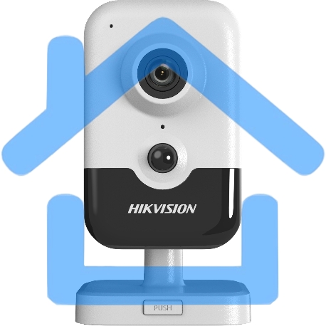 Компактная IP-камера Hikvision 4Мп с W-Fi и EXIR-подсветкой до 10м 1/3