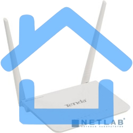 Сетевое оборудование TENDA F300 маршрутизатор 802.11n, до300Мбит/с, 2T2R, LAN: 4х10/100Мбит/с, WAN: 1х10/100Мбит/c, 2 внешние антенны 5дБи.-2