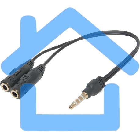 Переходник Defender Headset Jack 2*3.5jack - 3.5 4pin jack 0,15м-2