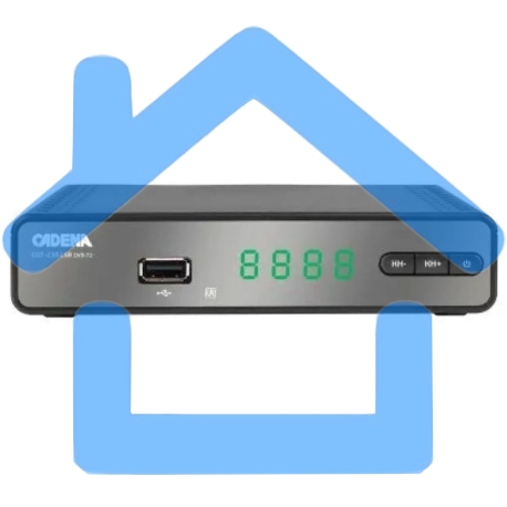 Приемник цифровой эфирный Cadena CDT-2351SB-1
