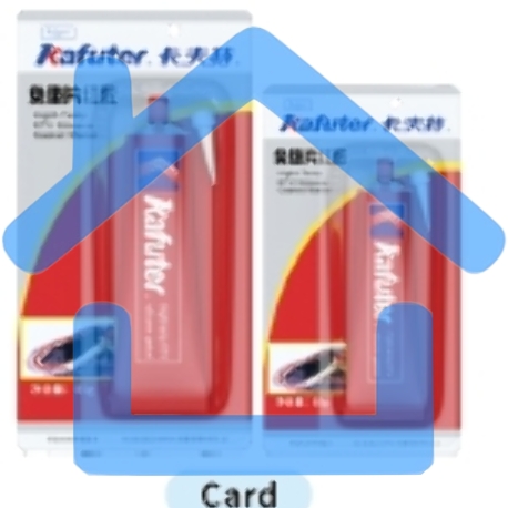 Высокотемпературный силиконовый герметик Kafuter K-383 красный 85 грамм блистер