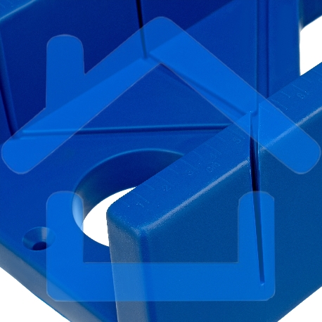 Стусло пластиковое Сибртех синее, 4 угла для запила+пила 450 мм-1